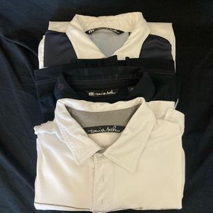 3 Travis Mathew Golf Shirts, size medium, excellent condition